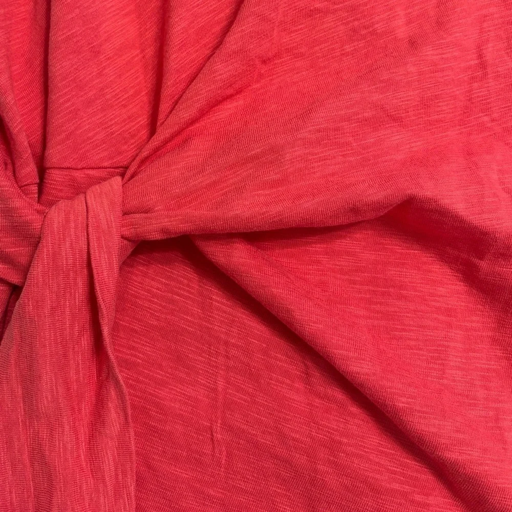 NWT Talbots Side Tie Shift Dress In Coral Women's Size XS - Picture 3 of 7